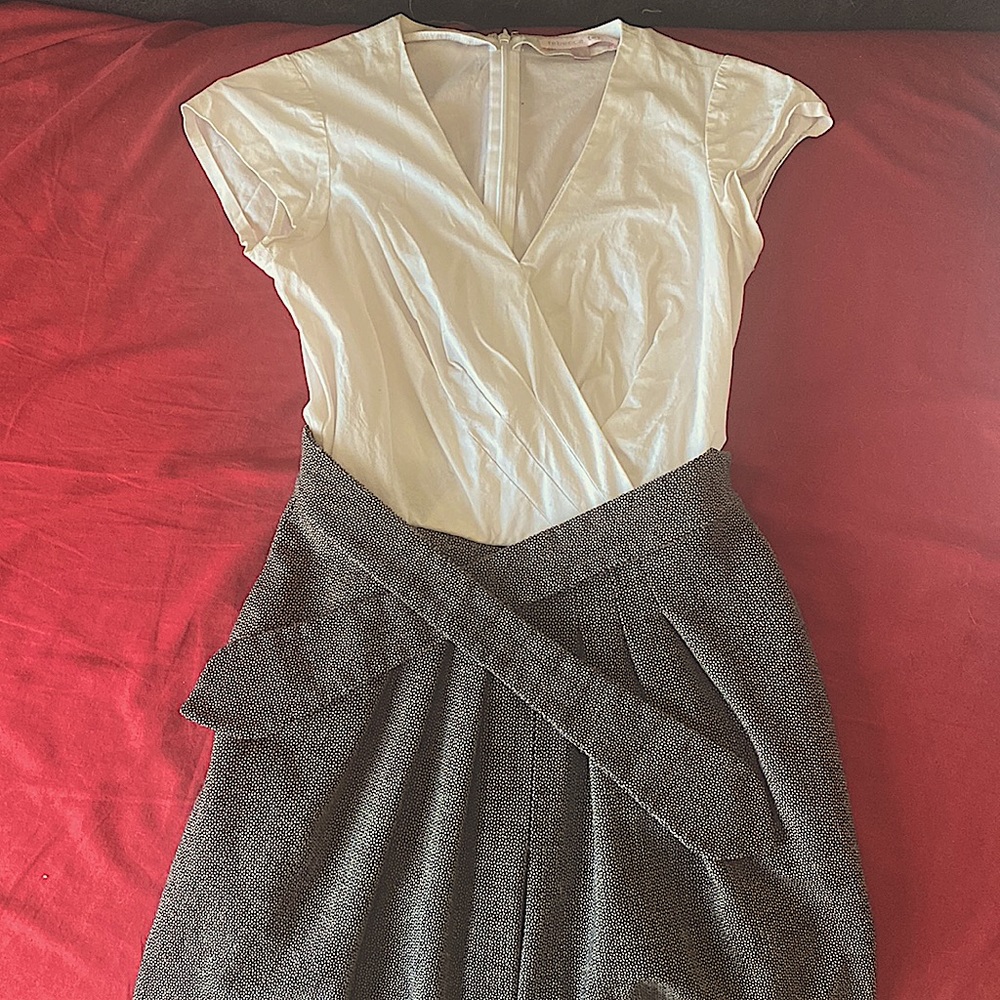 Rebecca Taylor Mid 2 Tone Bustier Dress
